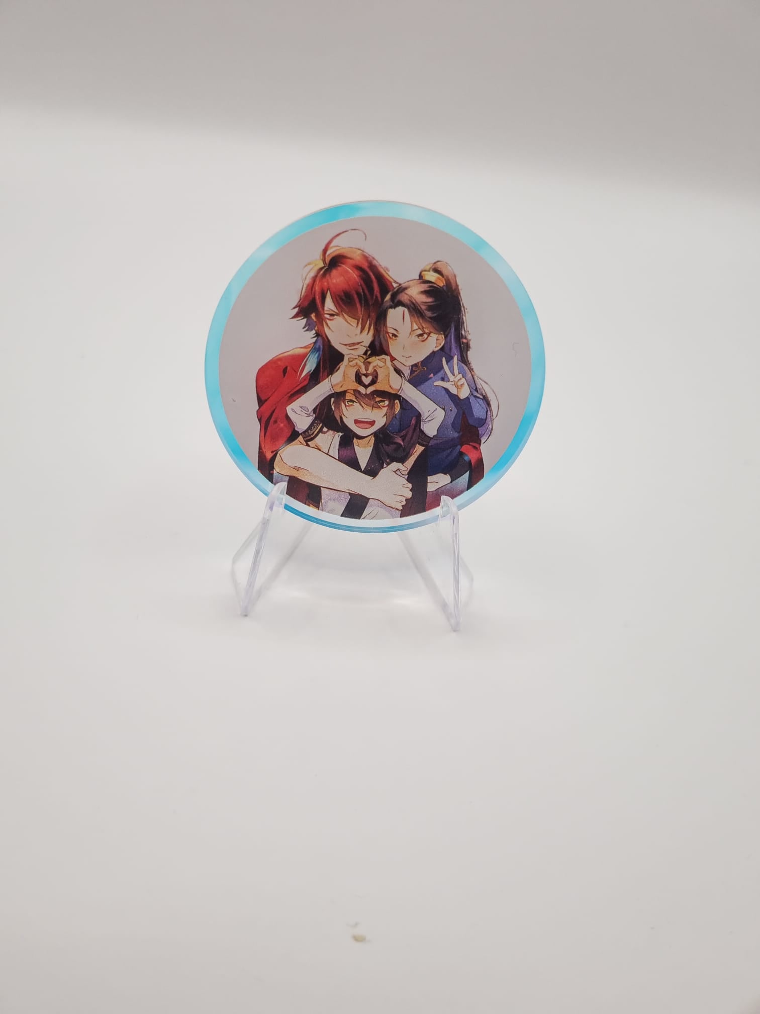 Manlin Holo-Pin Futu Button 5 cm Acryl Holo-Effekt